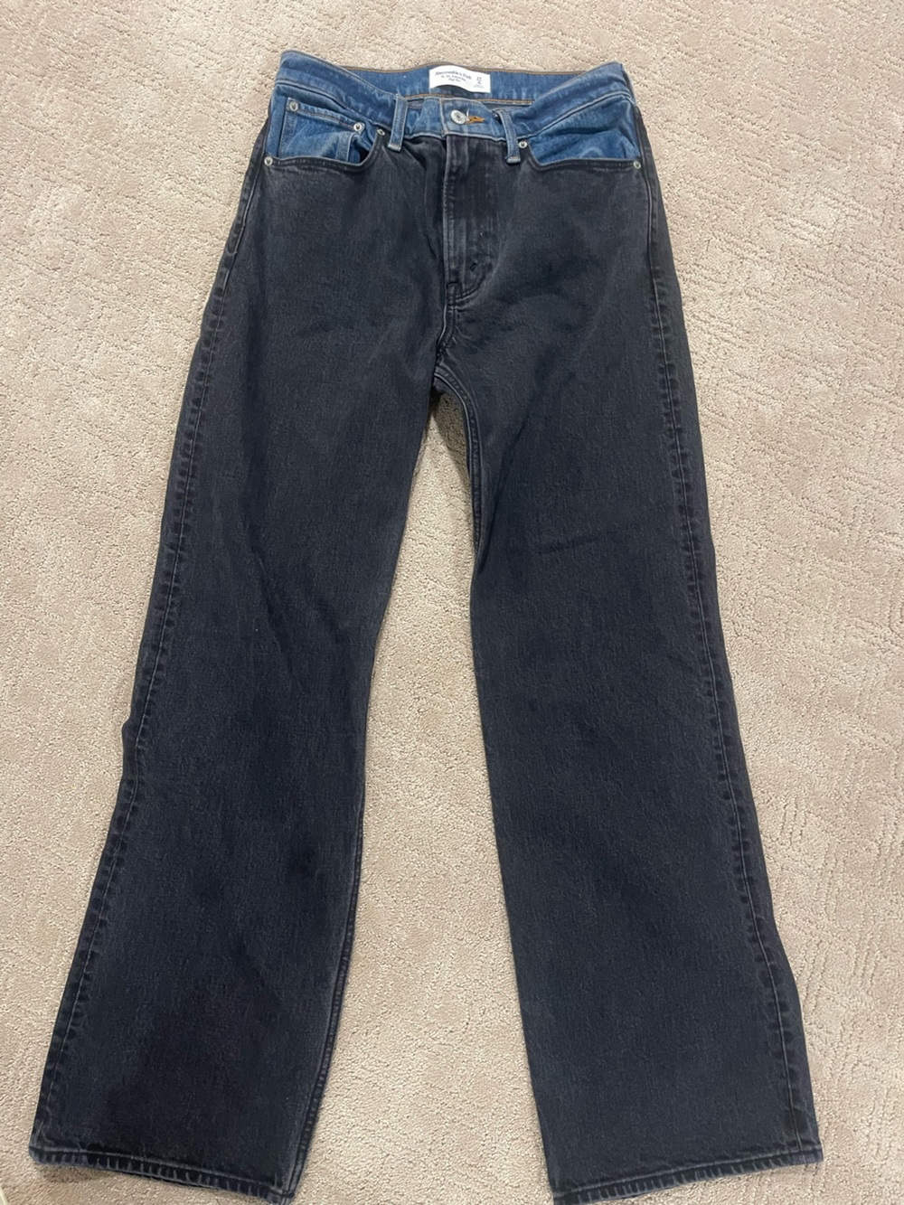 Abercrombie two toned jean 90s relaxed